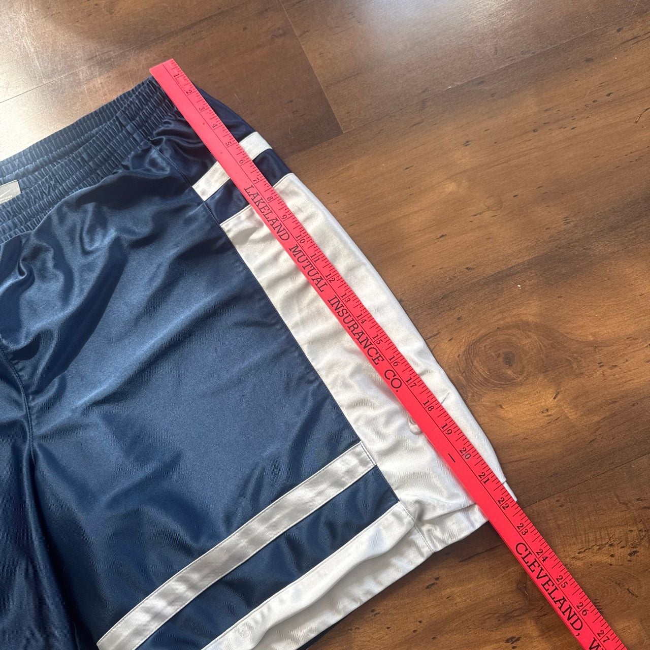 Nike Vintage Basketball Dazzle Shorts Blue White 7