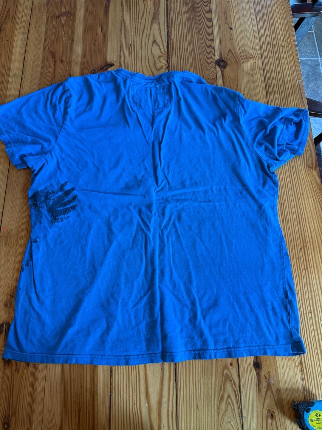 American Eagle Outfitters T-Shirt Size XXL Blue Classic Fit Graphic 4