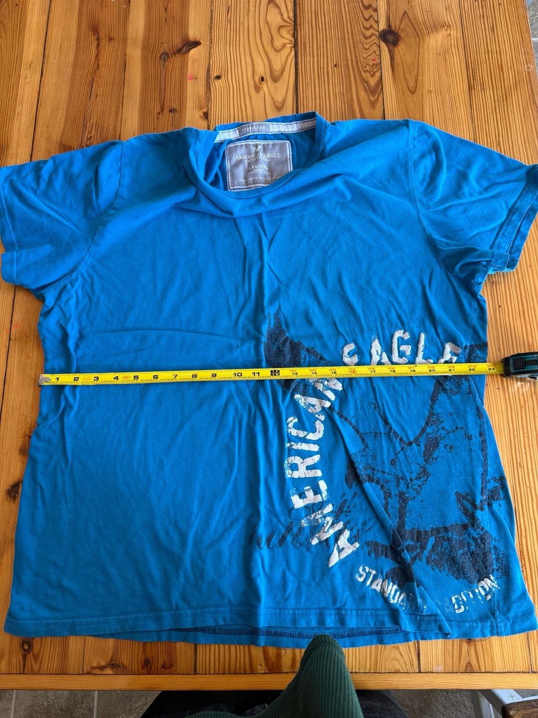 American Eagle Outfitters T-Shirt Size XXL Blue Classic Fit Graphic 7