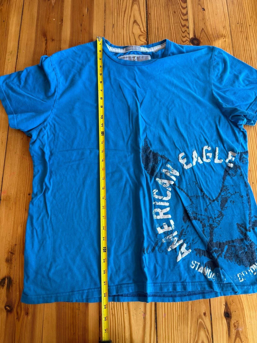 American Eagle Outfitters T-Shirt Size XXL Blue Classic Fit Graphic 8