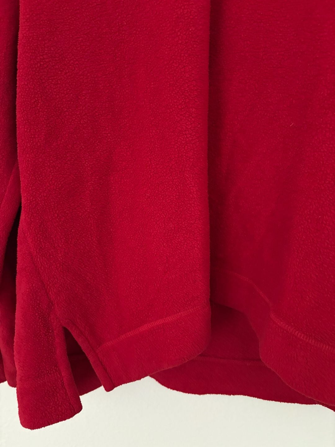 Catalina Fleece Pullover Size L Red Black Half Zip Sweatshirt 3