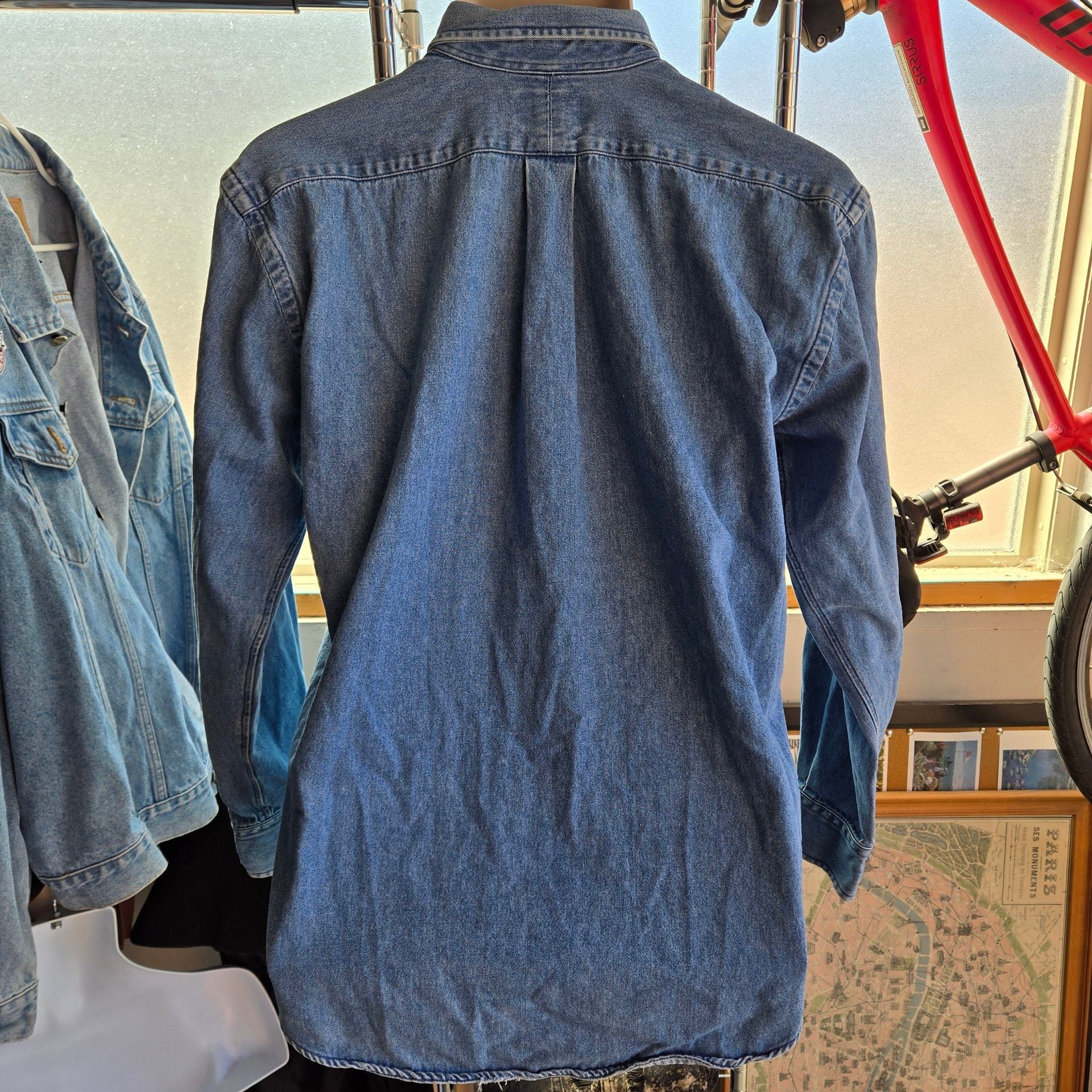Ralph Lauren Denim Long Sleeve Button Down Shirt Blue Cotton 4