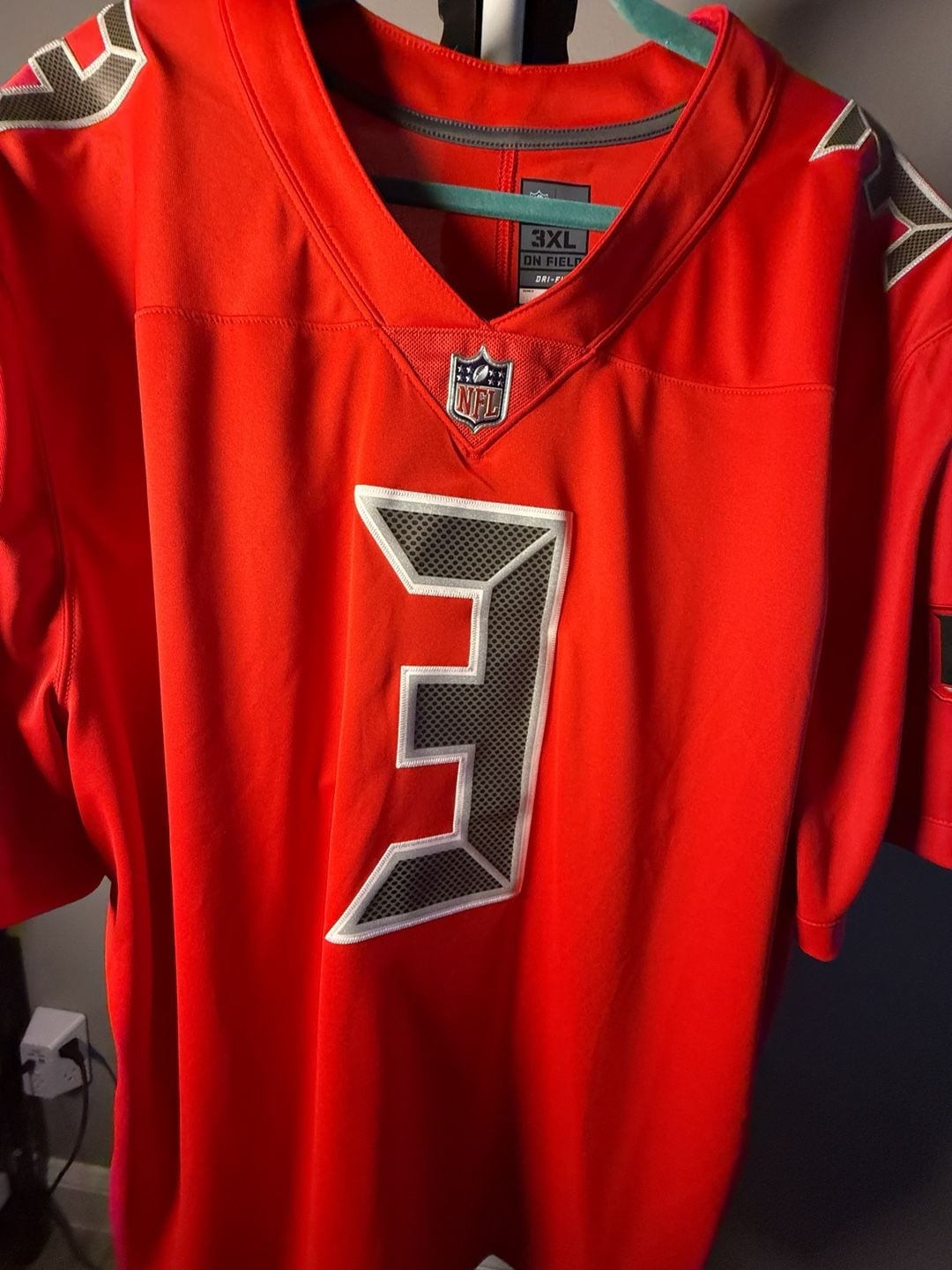 Nike Tampa Bay Buccaneers Jersey Size 3XL Red On Field Dri-Fit 7