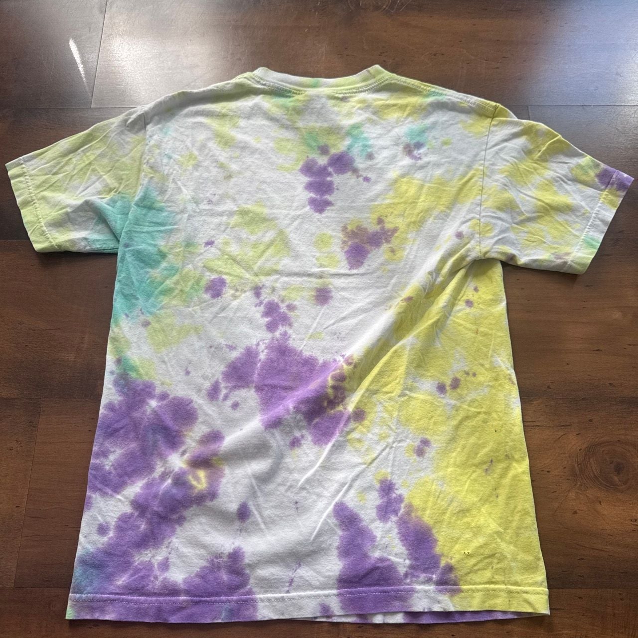 Volcom Tie Dye T-Shirt Size M Multi Graphic Logo 4