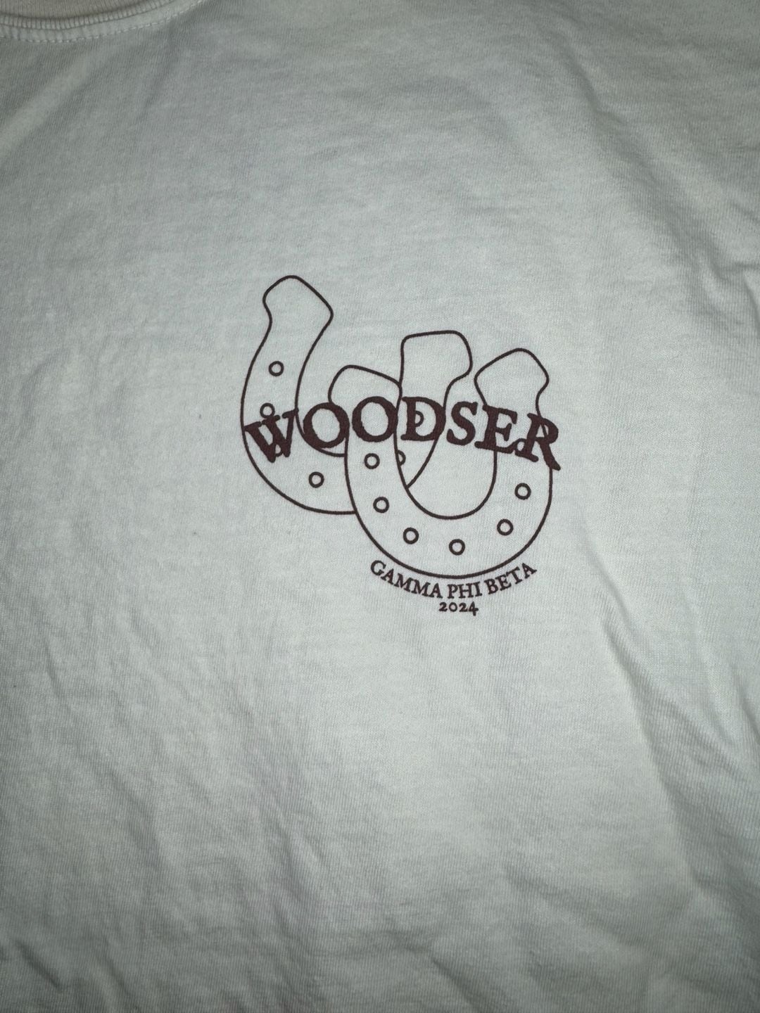 Comfort Colors Woodser Gamma Phi Beta T-Shirt Size Large 3