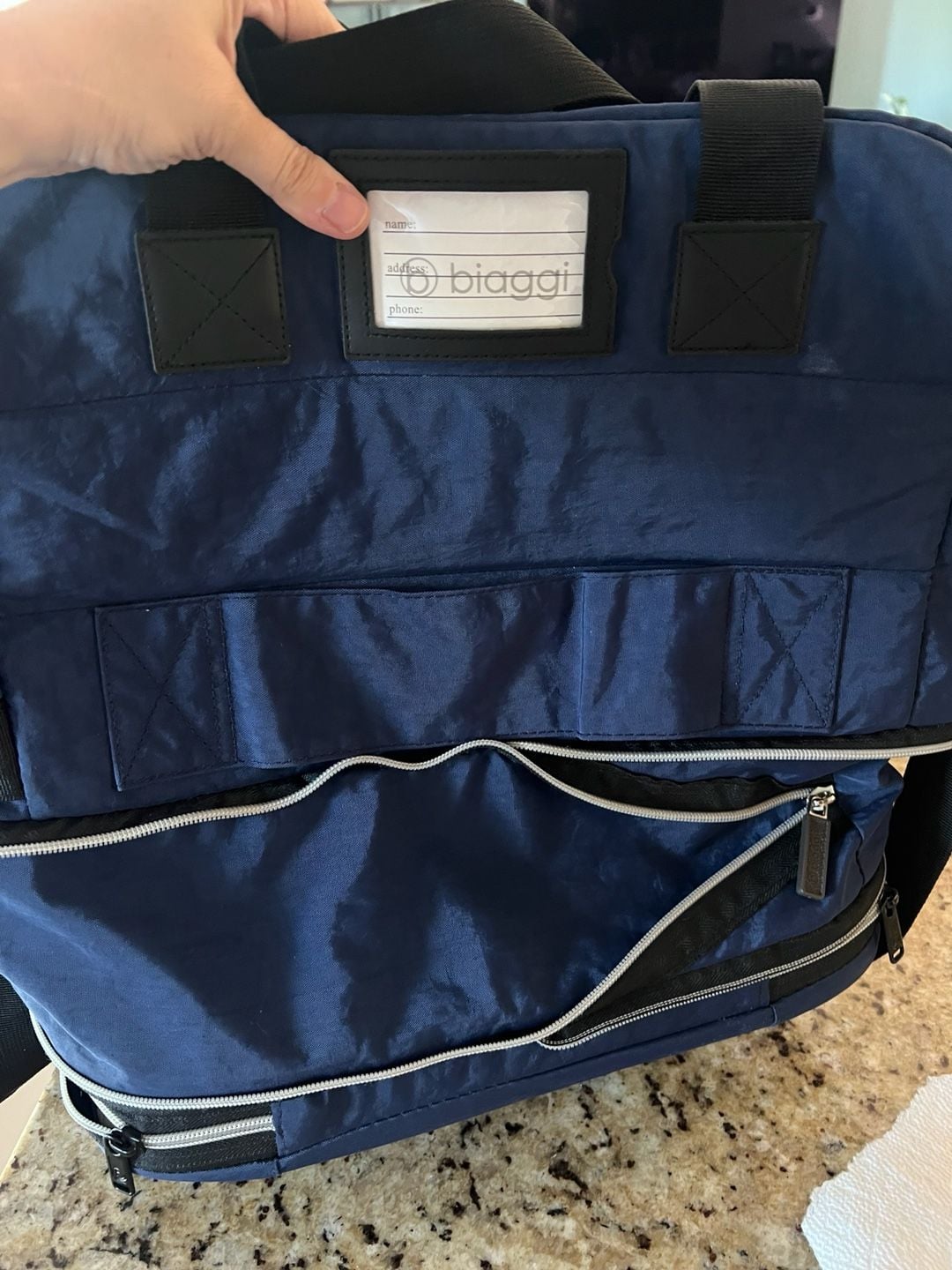 Biaggi ZipSak Underseat Boost Navy Blue Luggage Bag 7