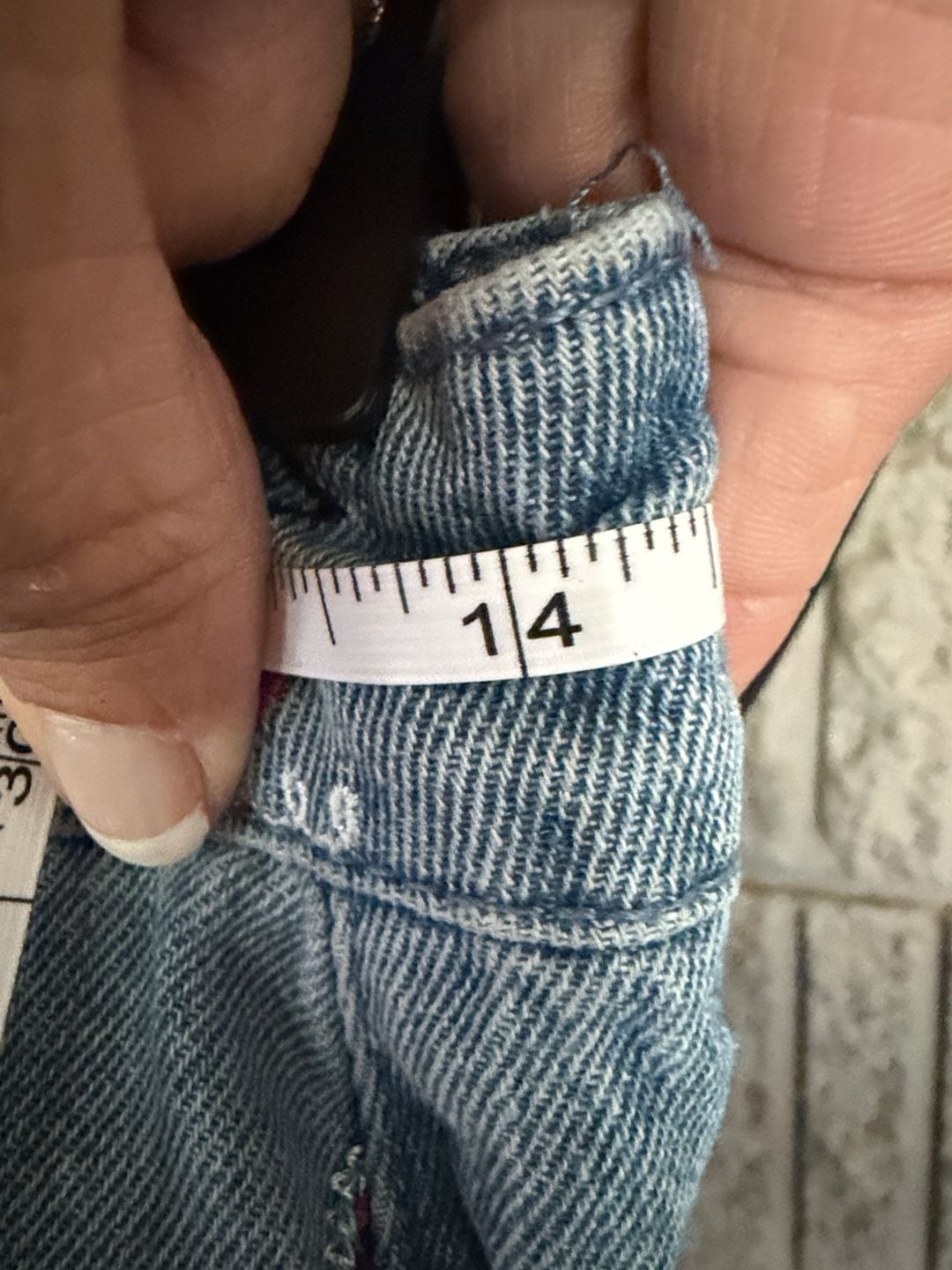 908 Denim Co. Embroidered Denim Mini Skirt Size USA 4 4