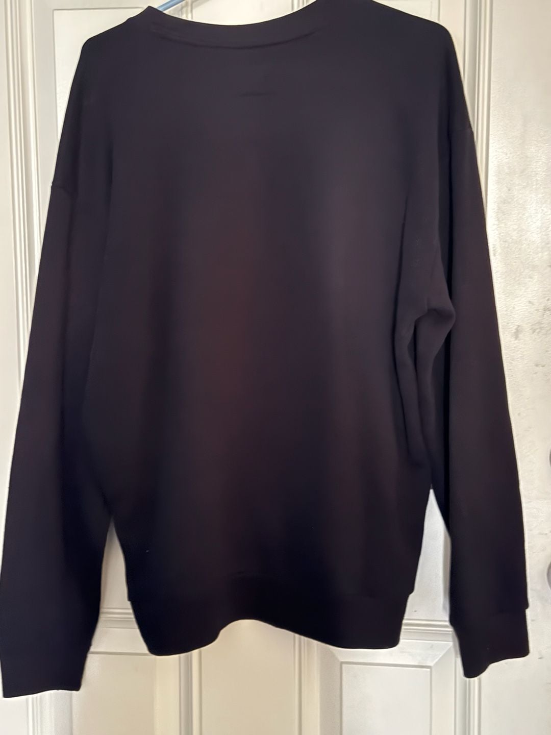 NFL Team Apparel Las Vegas Raiders Sweatshirt Size L Black Helmet Graphic 5