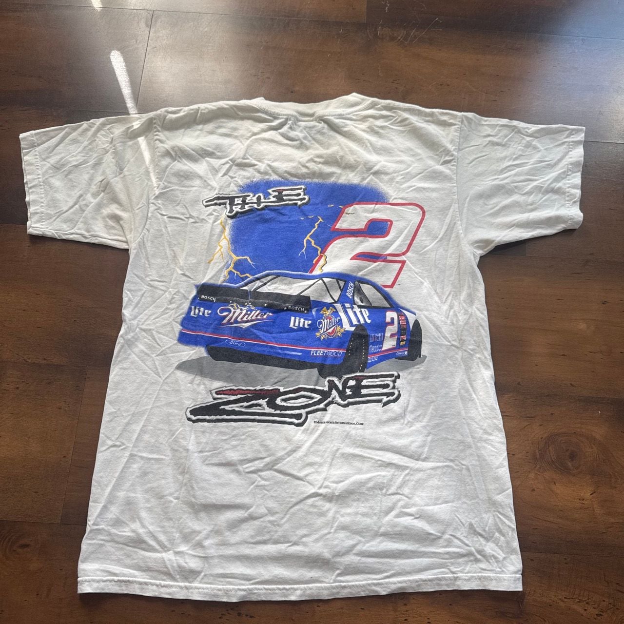 Vintage Rusty Wallace Miller Lite NASCAR T-Shirt 3
