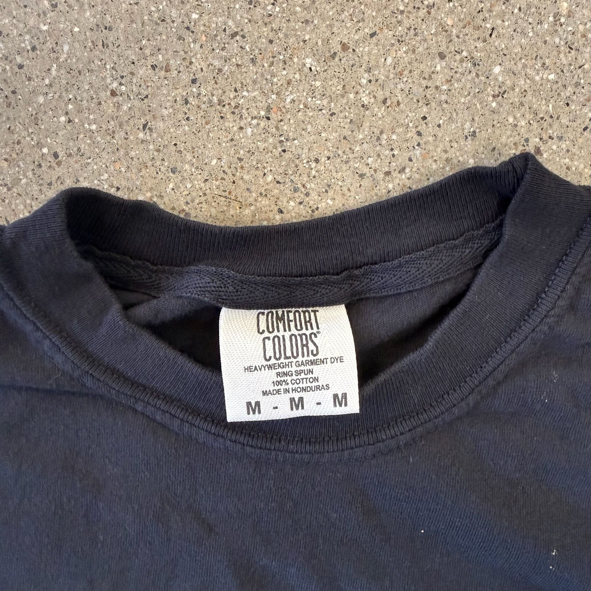 Comfort Colors Dashboard Confessional Fall Tour 2024 Black T-Shirt 4