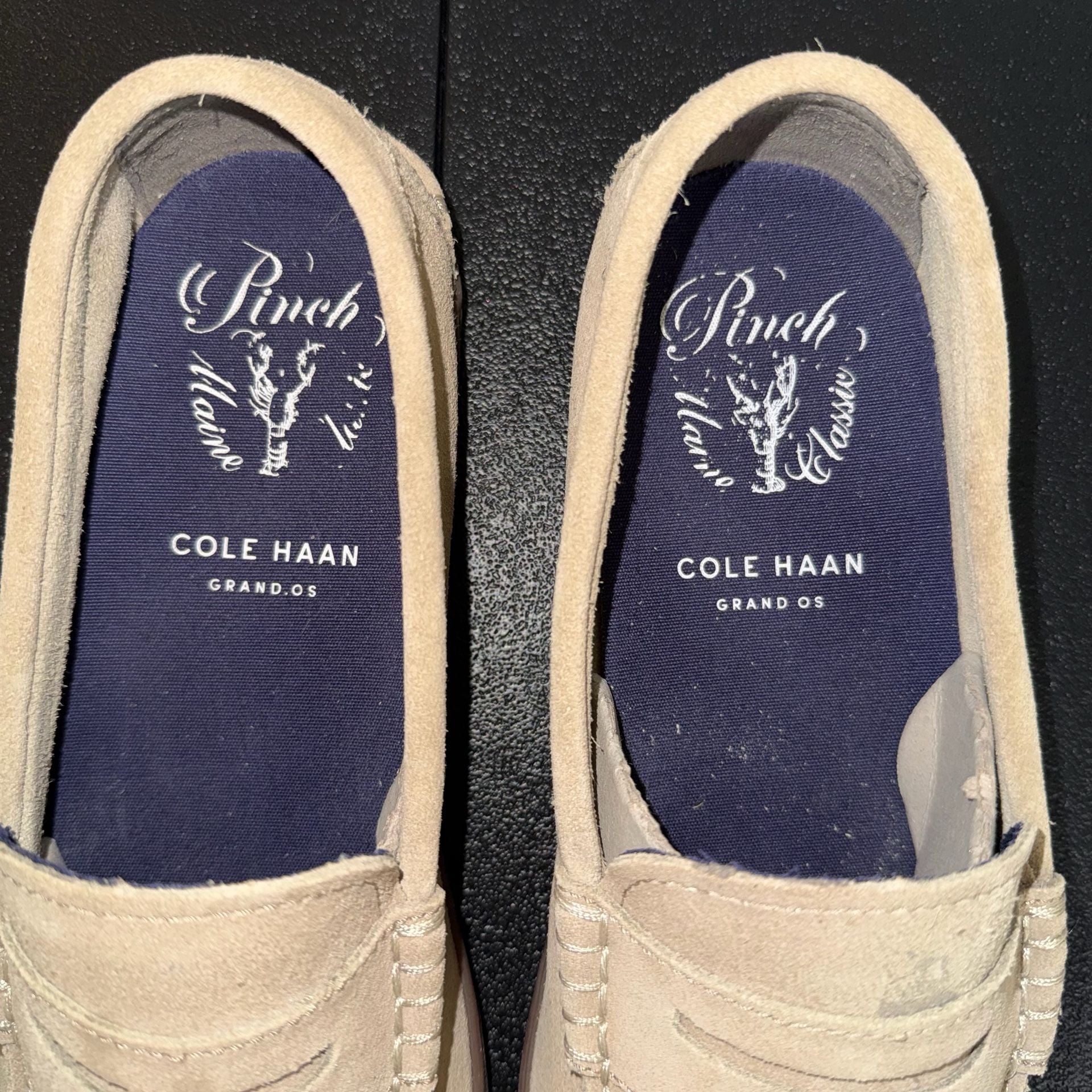 Cole Haan Pinch Weekender Size 10 M Taupe Suede Loafers 7