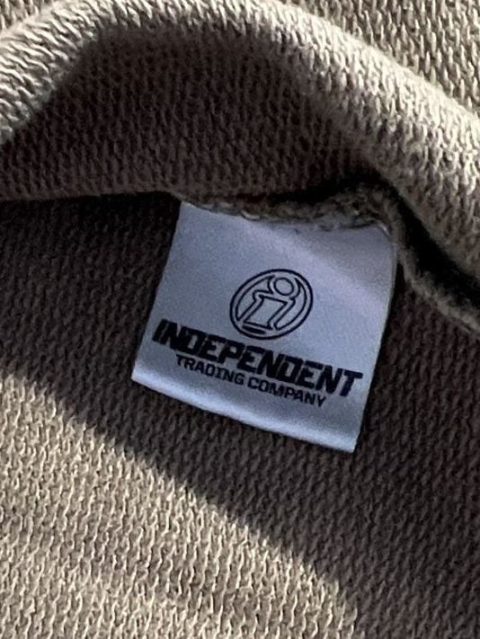 Independent Trading Company Full Zip Hoodie Size XL Khaki Key Logo 3