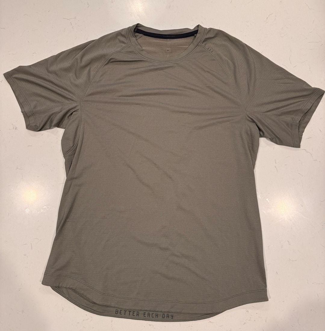Lululemon Metal Vent Tech Short Sleeve Shirt Size S Heathered Grey 2