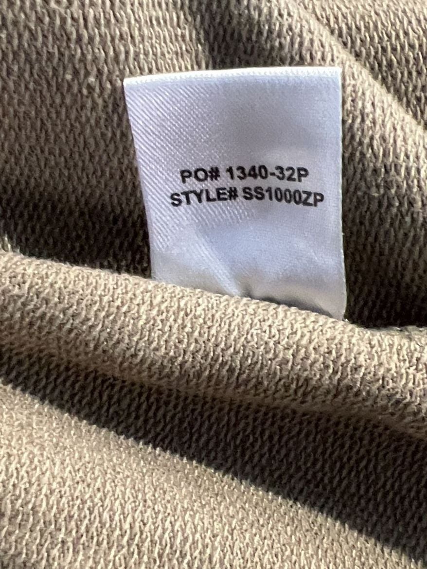 Independent Trading Company Full Zip Hoodie Size XL Khaki Key Logo 4