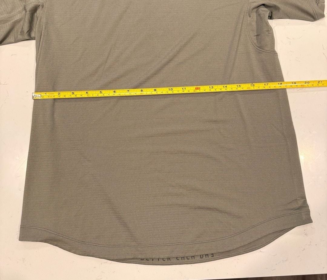 Lululemon Metal Vent Tech Short Sleeve Shirt Size S Heathered Grey 5