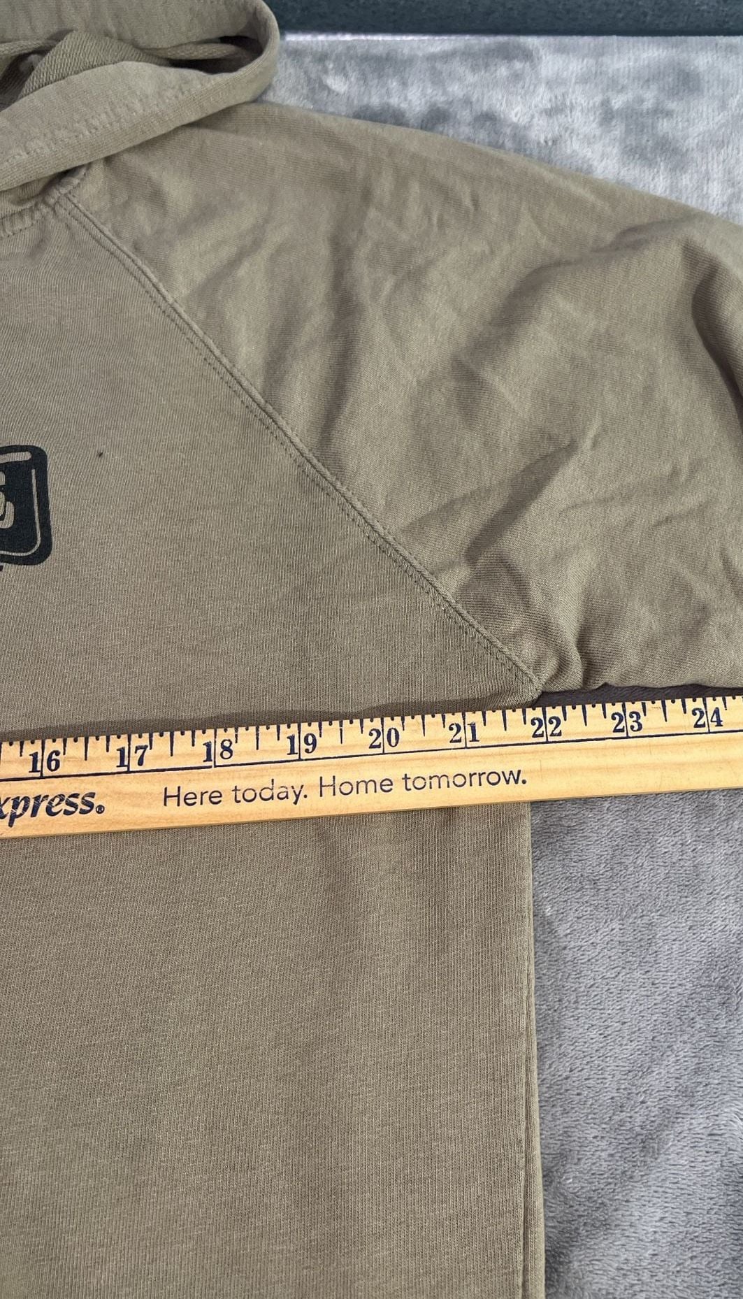 Independent Trading Company Full Zip Hoodie Size XL Khaki Key Logo 7