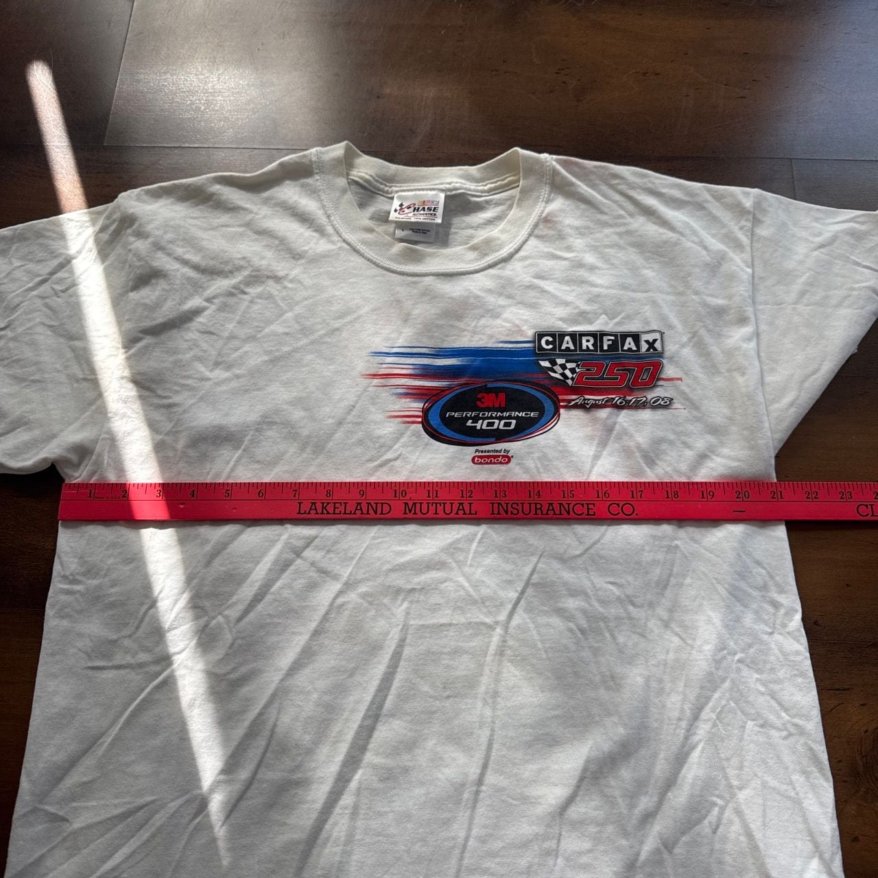 Chase Authentics Carfax 250 3M Performance 400 T-Shirt 8