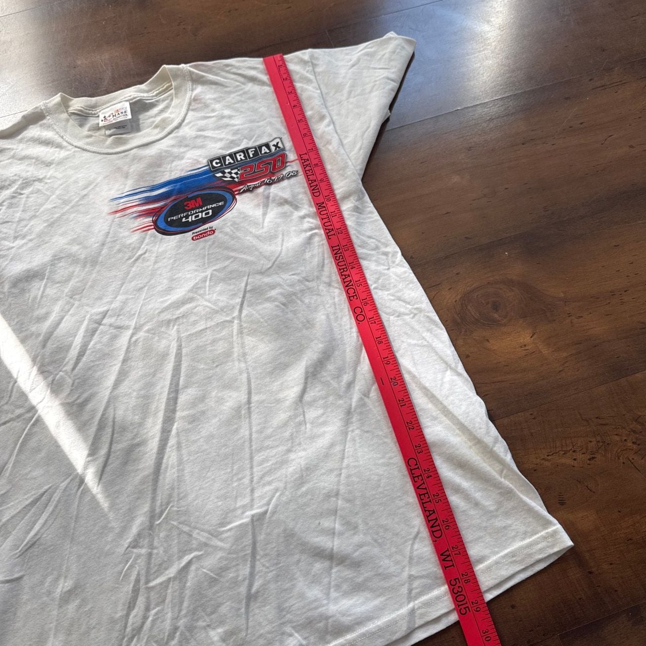 Chase Authentics Carfax 250 3M Performance 400 T-Shirt 9