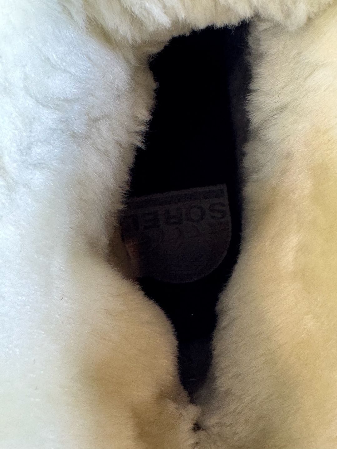 Sorel Snow Bird Women’s Winter Boots Tan Suede Fur Lined Lace Up Size 7 12