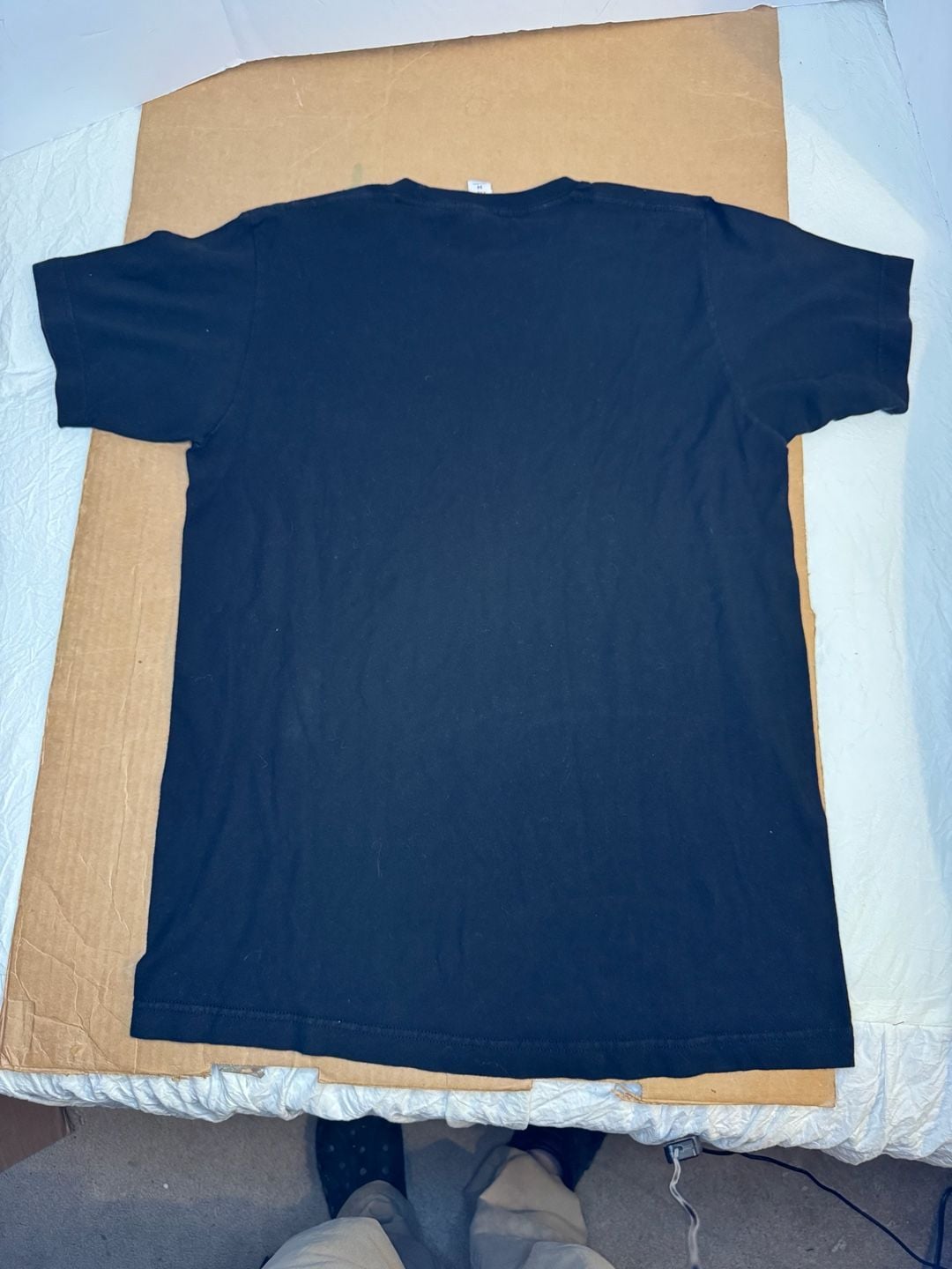 Tultex Nirvana Smiley Face Band T-Shirt Size M Black 9