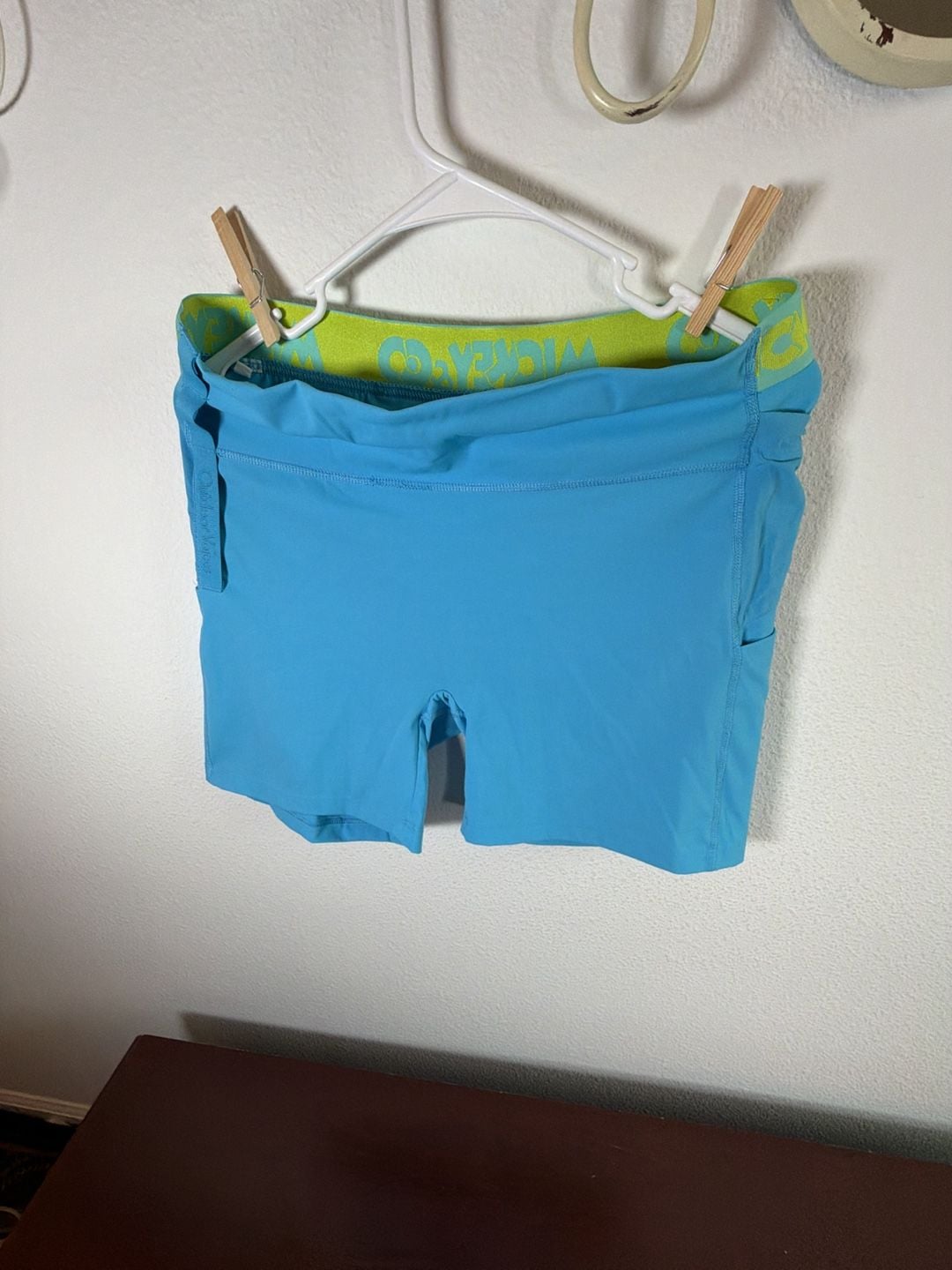 Outdoor Voices x Mickey & Co. Shorts Size XL Blue Mickey Snacks 10