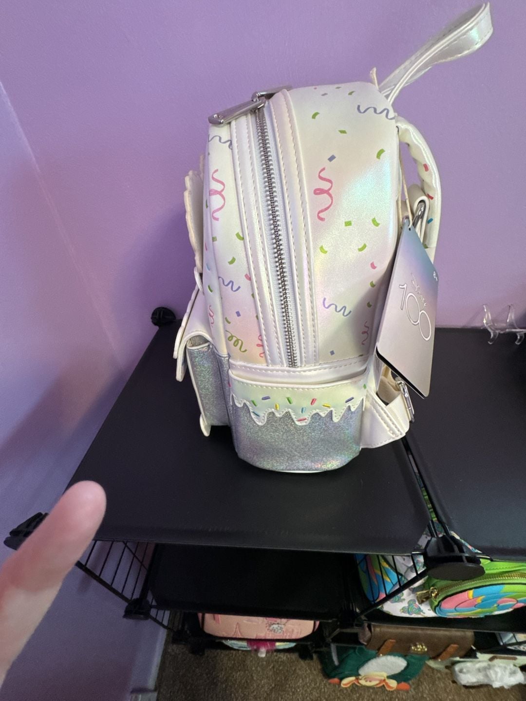 Loungefly Disney 100 Celebration Cake Mini Backpack 7