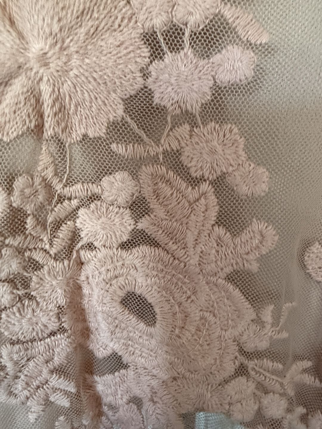 910 Marled Reunited Clothing Blouse Size M Rose Lace 3