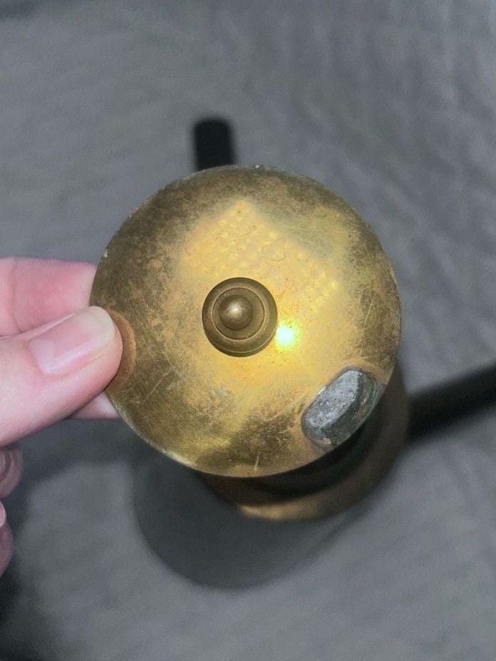 Vintage Brass Coffee Pot Side Handle 7