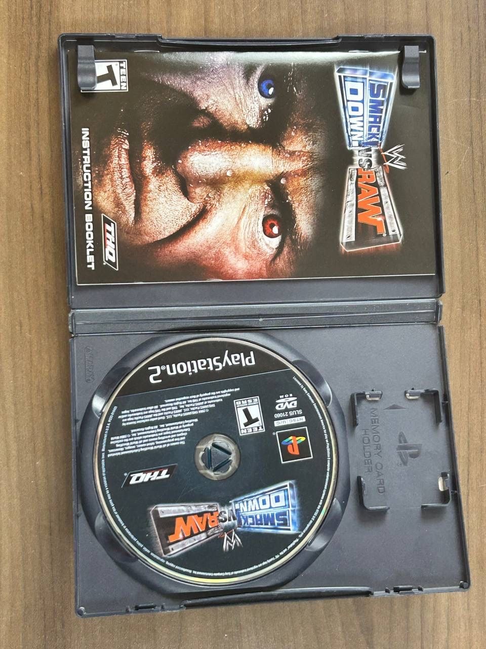WWE SmackDown! vs. Raw 2004 Greatest Hits PS2 Complete w/ Manual THQ 2