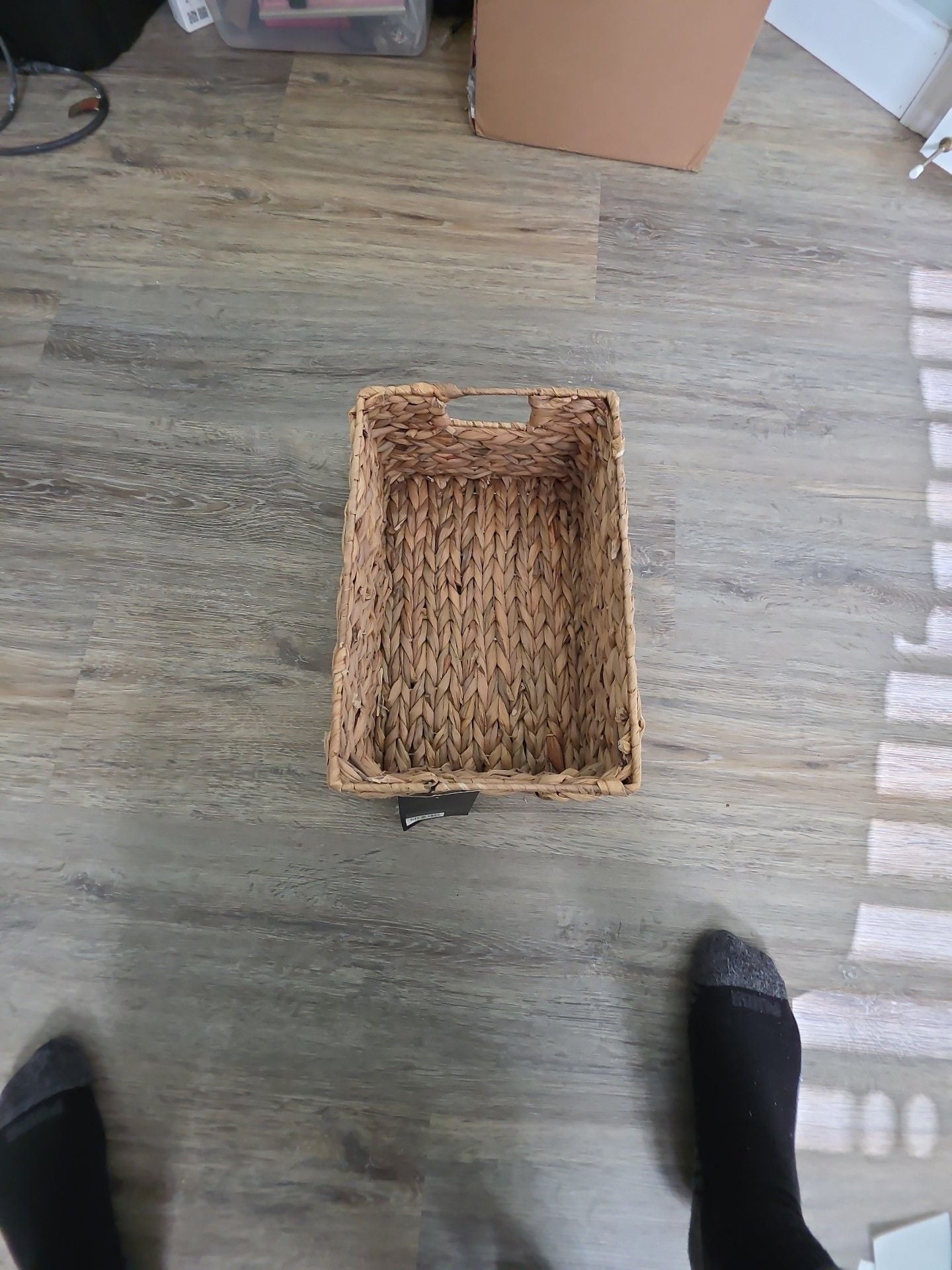 Better Homes & Gardens Water Hyacinth Storage Basket Natural 2