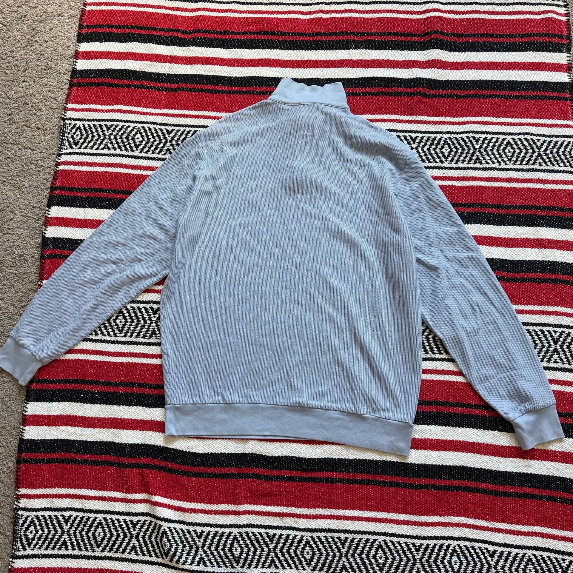 Rare Vintage Polo Ralph Lauren Thermal 1/4 Zip Sz L 6