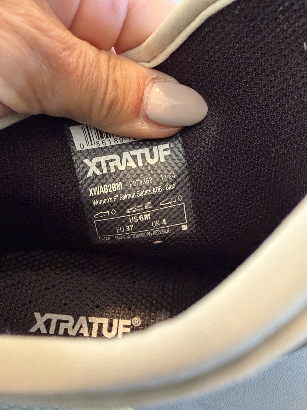 Xtratuf Salmon Sisters Ankle Deck Sport Boot Size 6 Grey Yellow 5