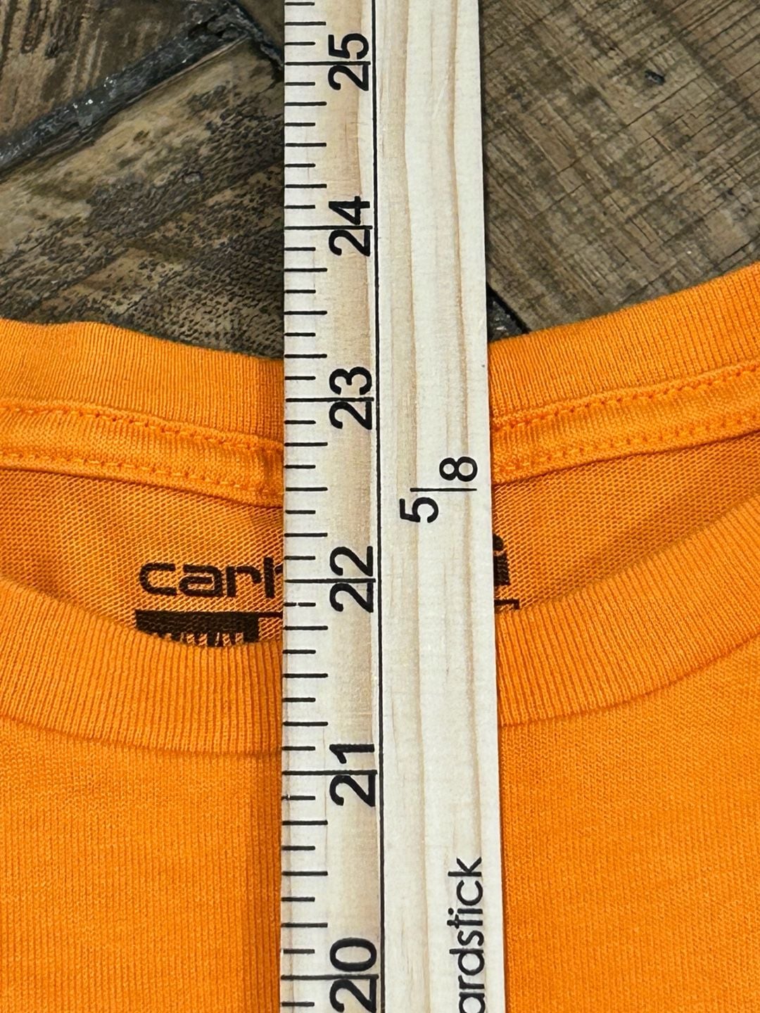 Carhartt Premium Provisions Deer Pocket T-Shirt Size M (10-12) Orange 9
