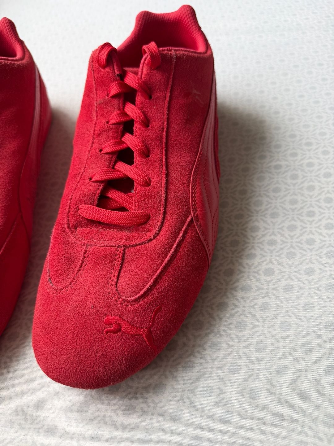 Puma Scuderia Ferrari Speedcat Red Suede Sneakers 3