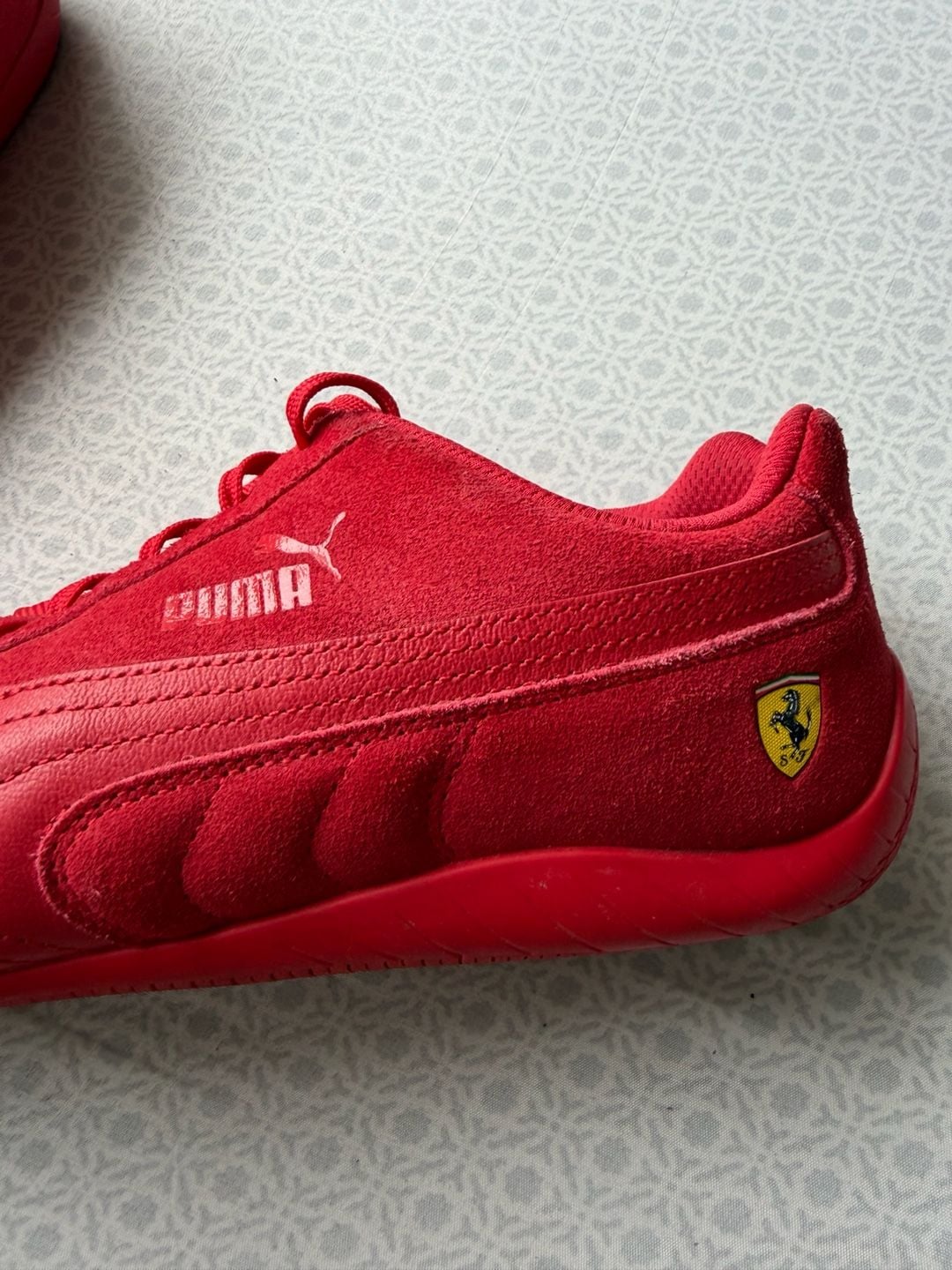 Puma Scuderia Ferrari Speedcat Red Suede Sneakers 4