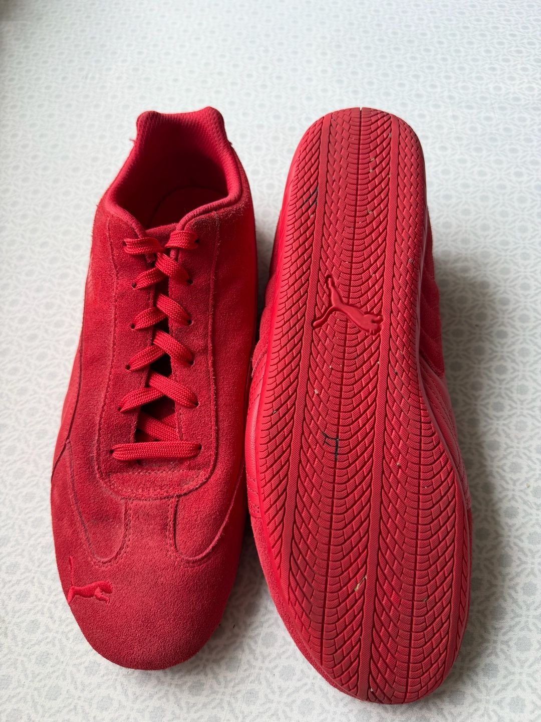 Puma Scuderia Ferrari Speedcat Red Suede Sneakers 5