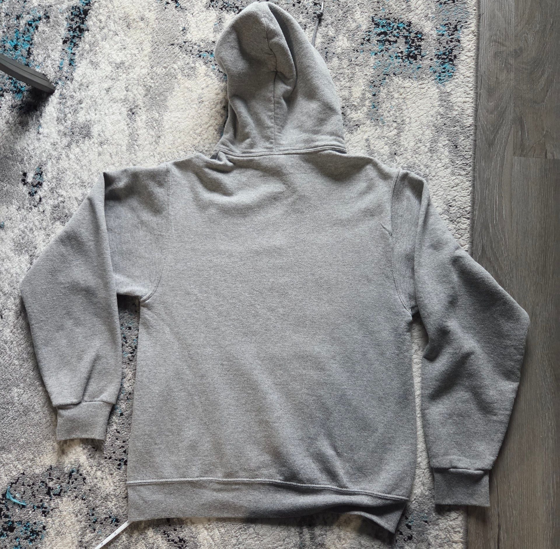 Jerzees US Navy Hoodie Size Small Gray Military Pullover Sweatshirt 7