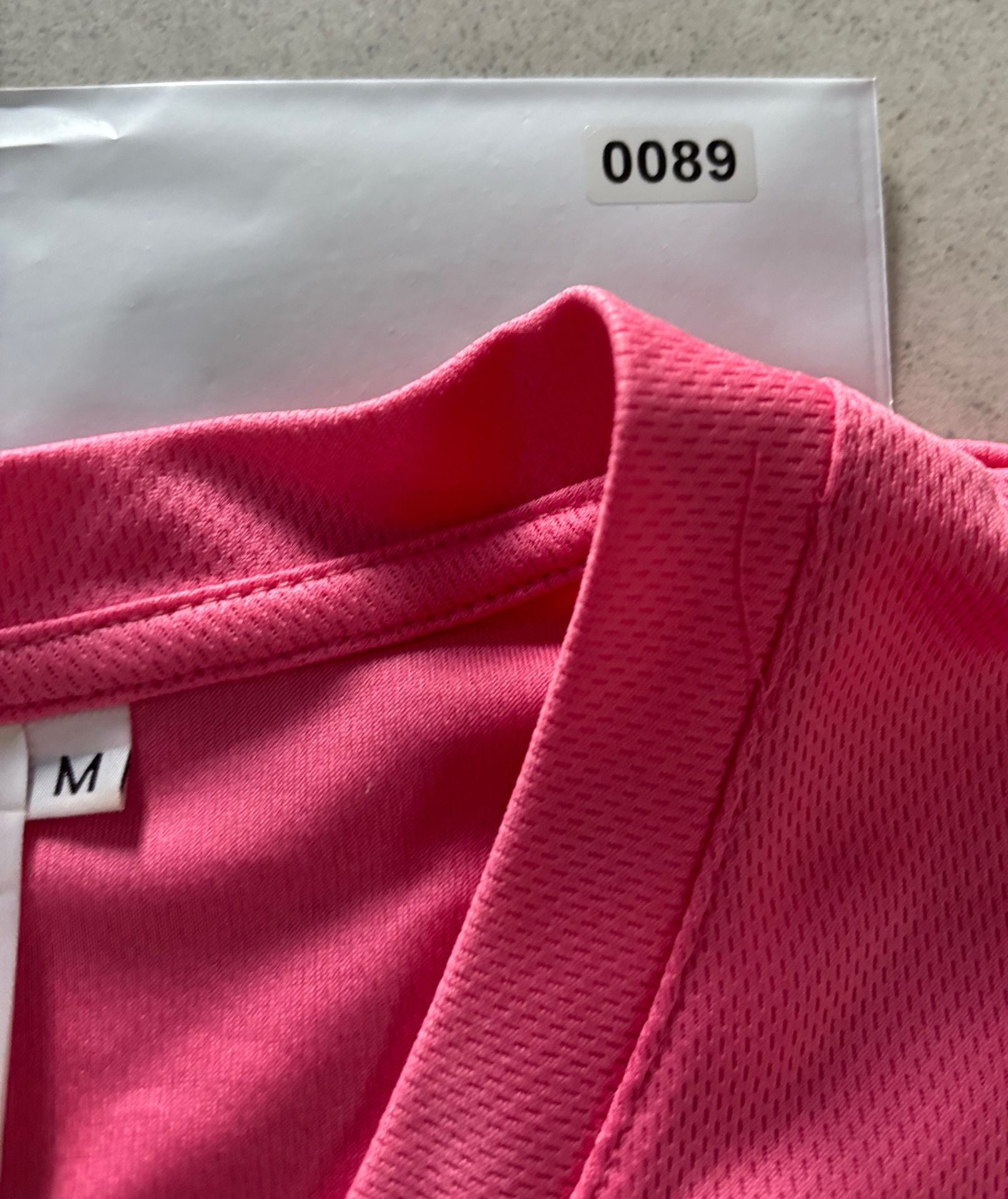 Lowe's Store Cup Size M Pink V-Neck T-Shirt 7
