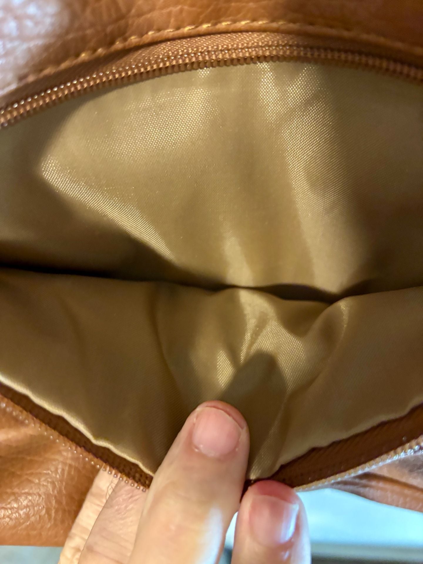 Reflections Brown Faux Leather Tote Shoulder Bag 5