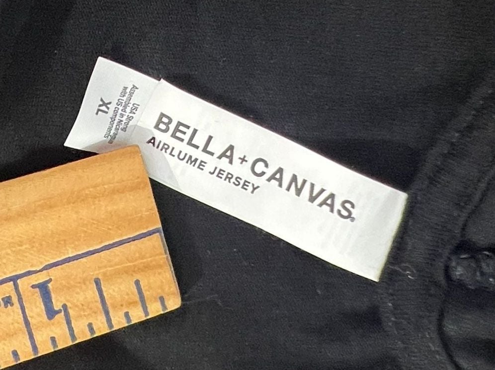 Bella + Canvas Triggered Hoodie Size XL Black Graphic Long Sleeve 3