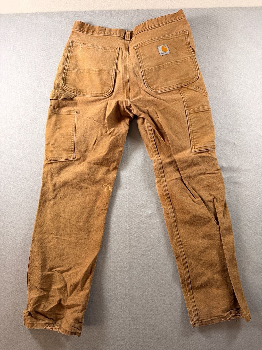 Carhartt Double Knee Work Pants Size 31x30 Brown Duck Carpenter Utility 6