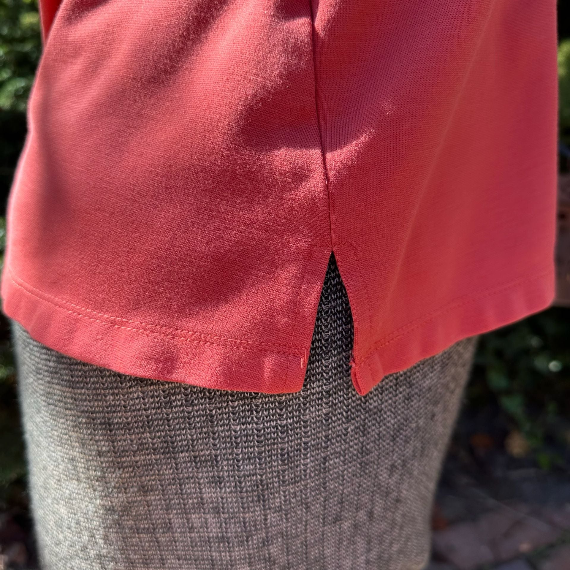 Banana Republic Coral Pink Sleeveless Tank Top Scoop Back Size M 7