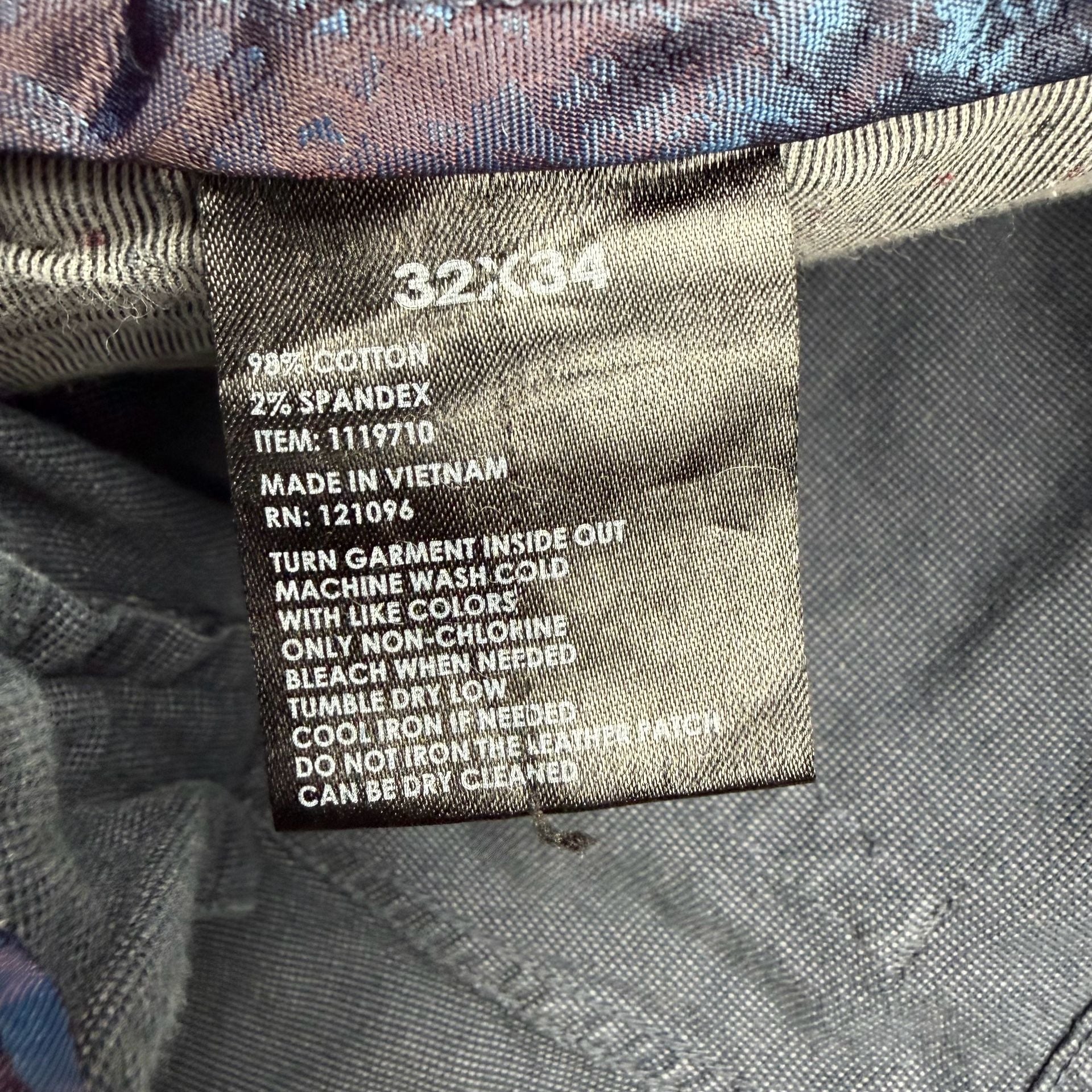 English Laundry Brixton Pants Size 32x34 Dark Gray Stretch 6