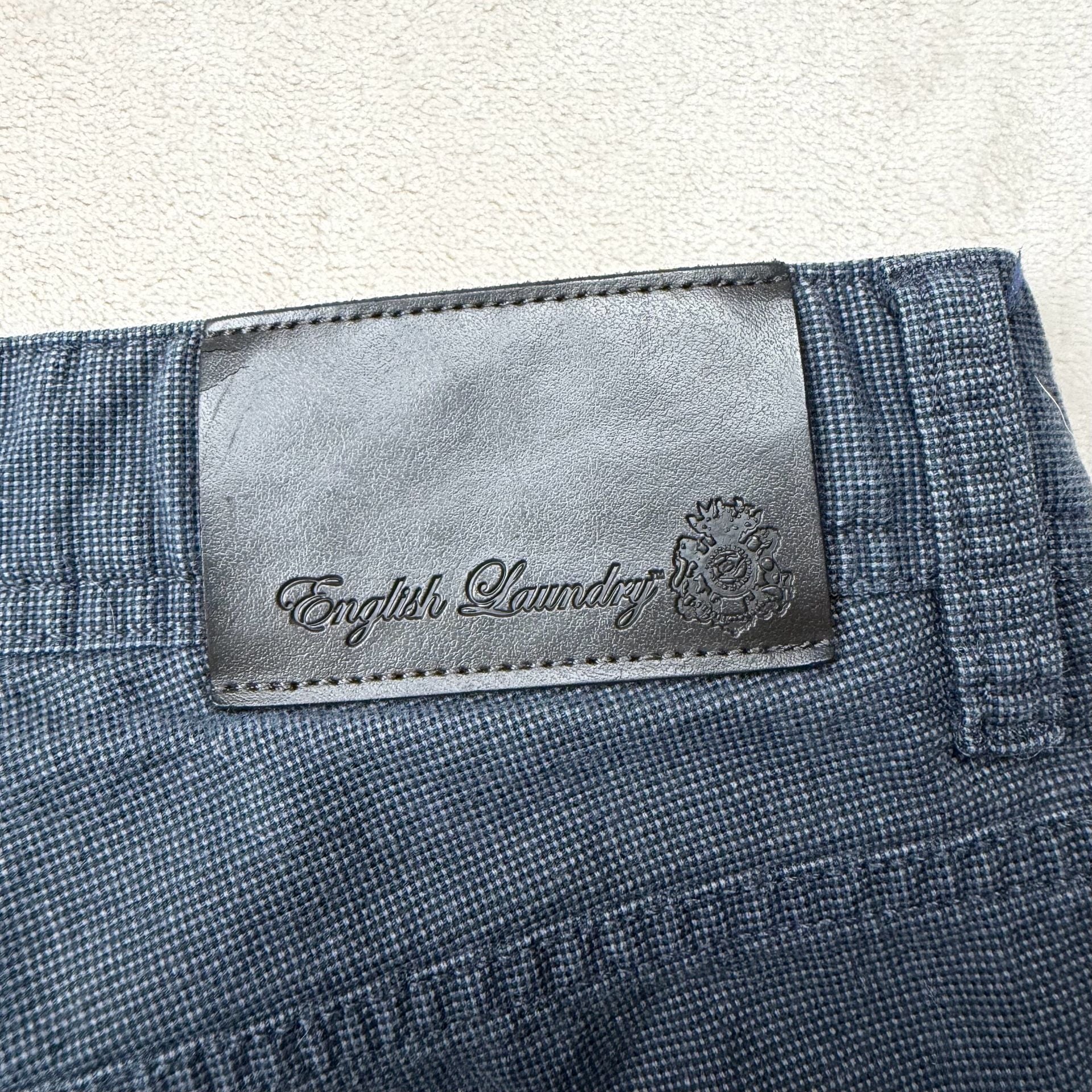 English Laundry Brixton Pants Size 32x34 Dark Gray Stretch 9
