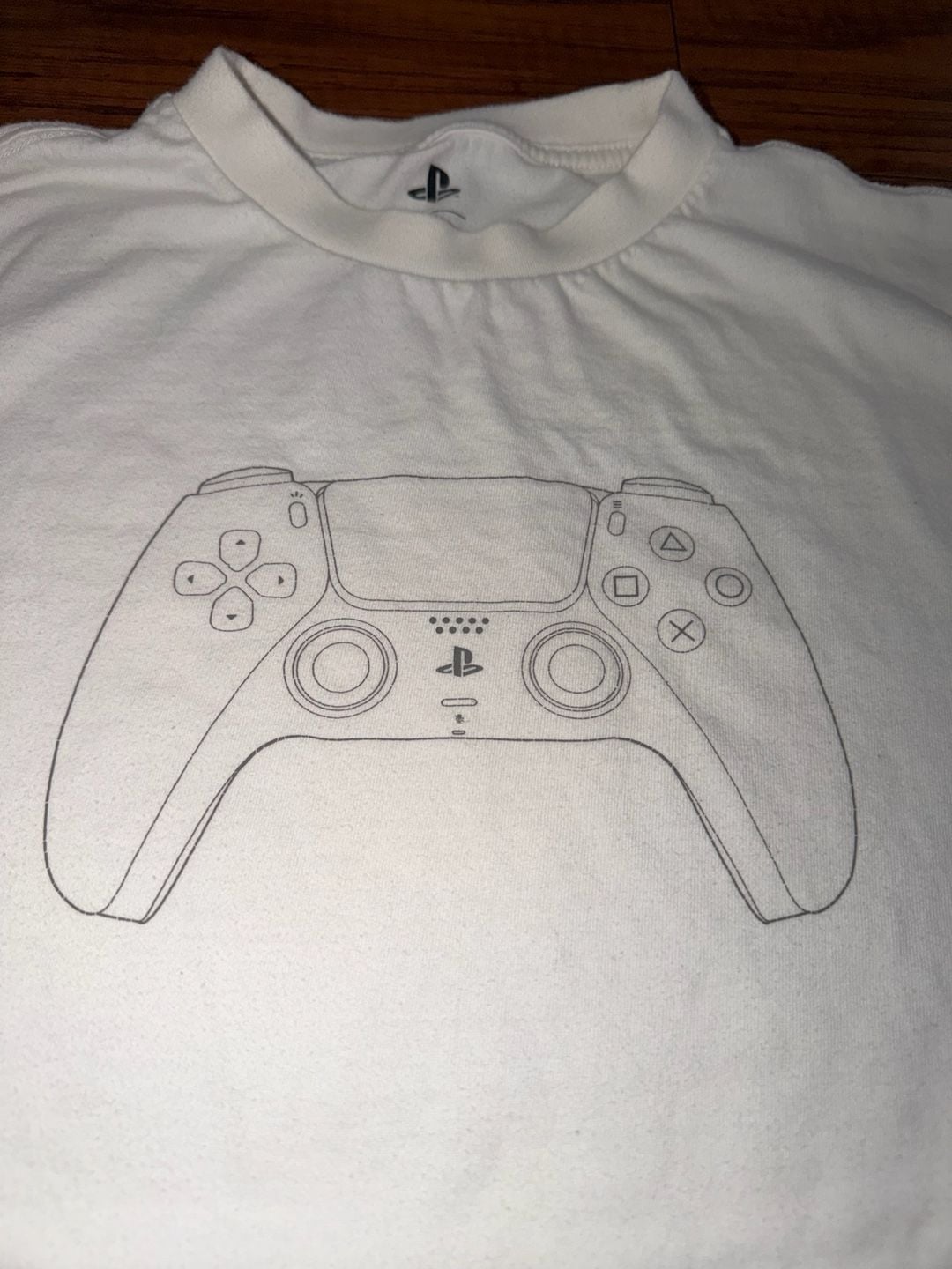 PlayStation DualSense Controller Long Sleeve T-Shirt White 5