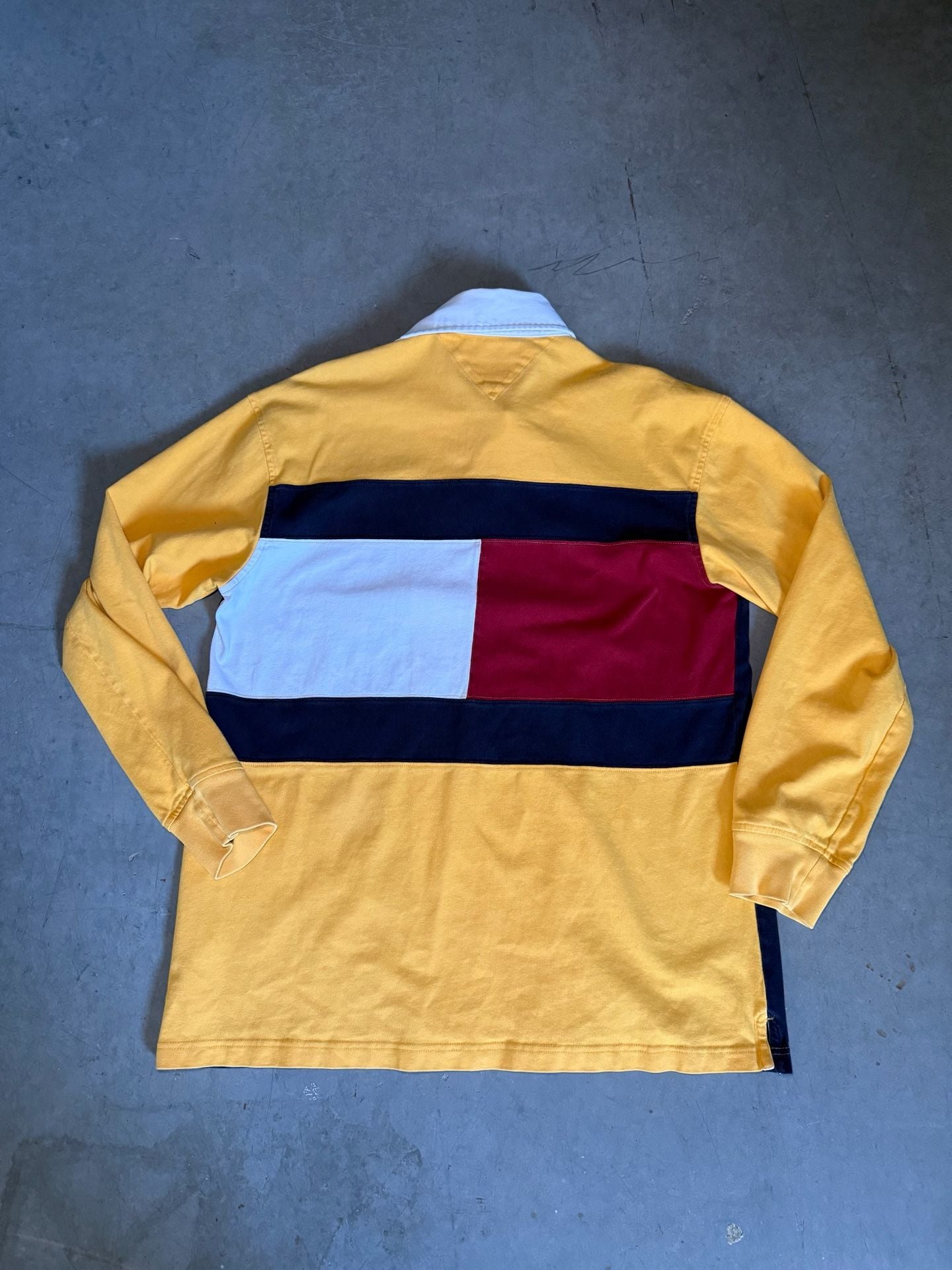 90s Tommy Hilfiger Big Flag Rugby Shirt 3