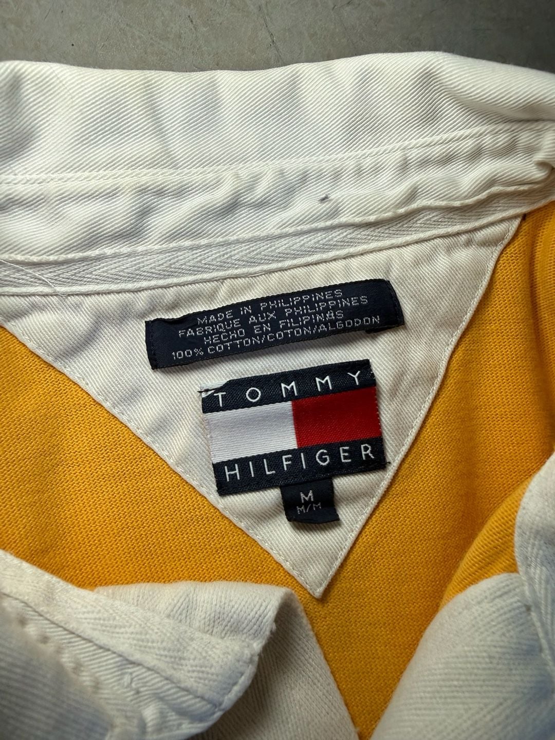 90s Tommy Hilfiger Big Flag Rugby Shirt 4