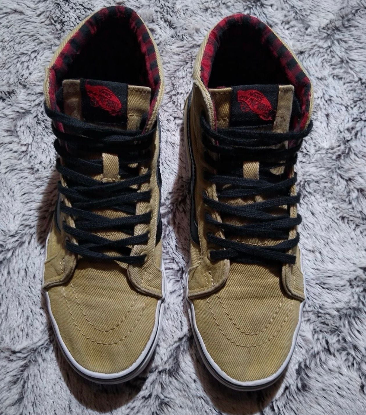 Vans Sk8-Hi Reissue Twill Cornstalk Black 2