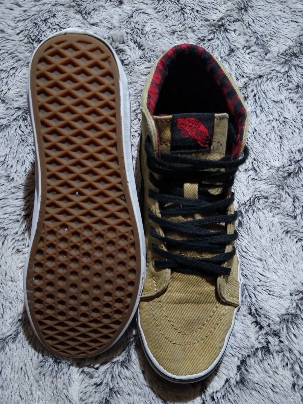 Vans Sk8-Hi Reissue Twill Cornstalk Black 4