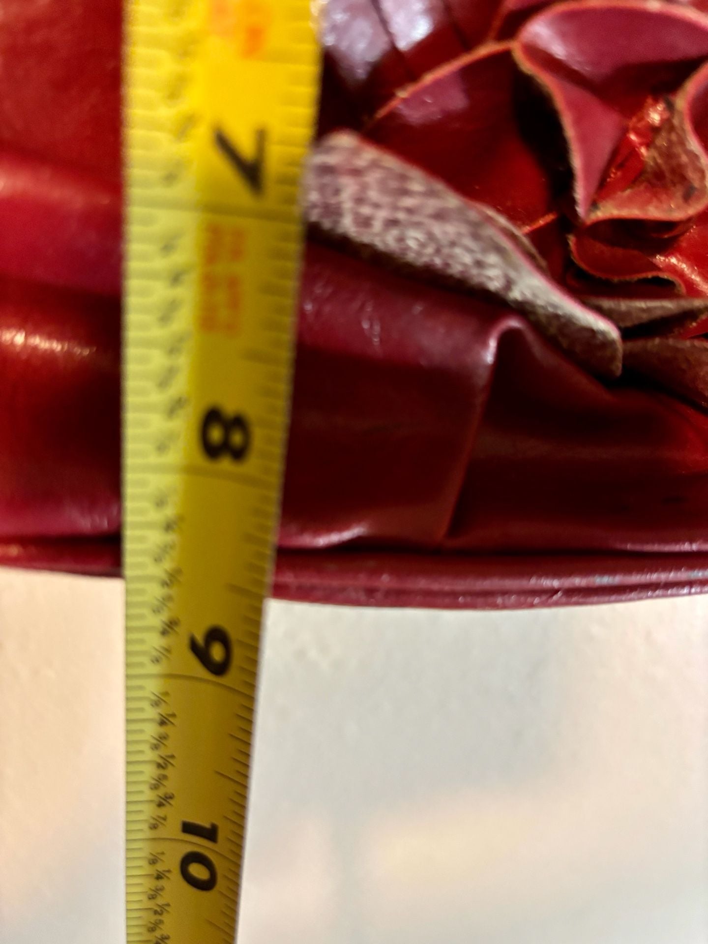 Nicole by Nicole Miller Red Handbag Shoulder Bag 11